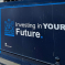 "Investing in your future" hoarding